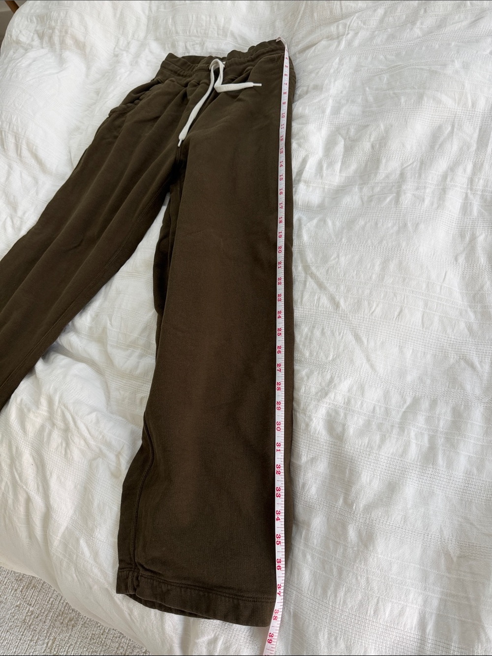 Buck Mason olive brown Drawstring Track Pants